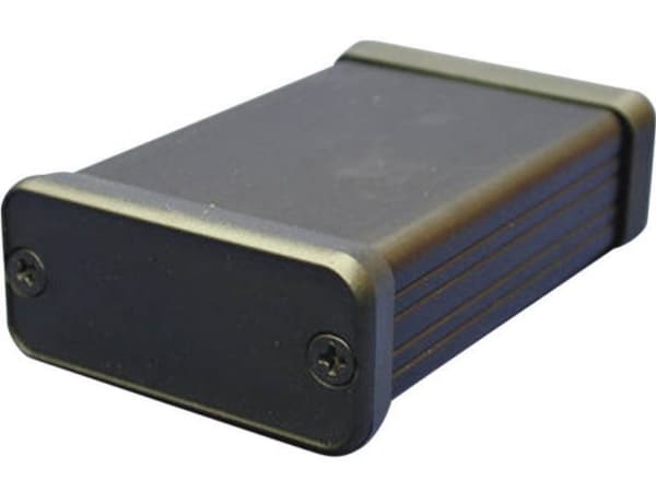 Hammond Electronics 1455j1201bk 1455j1201bk Profile Housing 120 X 78 X 27 Aluminum Black 1 Pcs