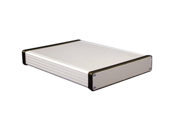 Hammond 1455l1201 Extruded Aluminium Enclosure 123 X 103 X 30.5mm Natural