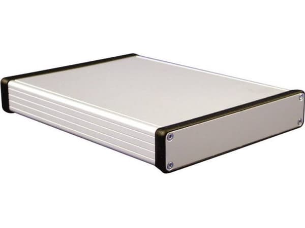 Hammond 1455l1201 Extruded Aluminium Enclosure 123 X 103 X 30.5mm Natural