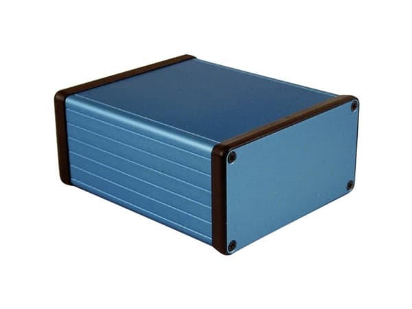 Hammond Electronics 1455N1201BU Universalkabinetti 120 x 103 x 53 Alumiini Blå 1 stk 1 stk