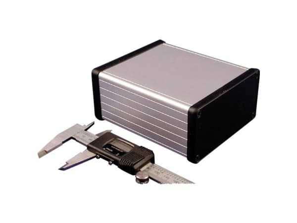 Hammond Electronics 1455n1202 Profile Housing 120 X 103 X 53 Aluminum Aluminum 1 Pcs