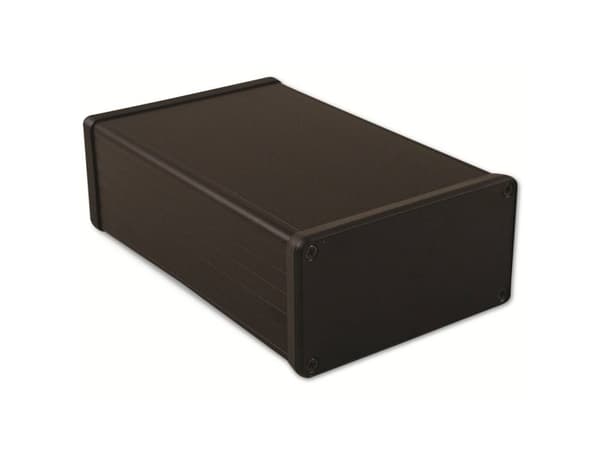 Hammond Electronics 1455n1602bk Profile Case 160 X 103 X 53 Aluminum Black