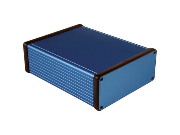 Hammond Electronics 1455Q1601BU Universalkabinetti 160 x 125 x 51,5 Alumiini Blå 1 stk 1 stk
