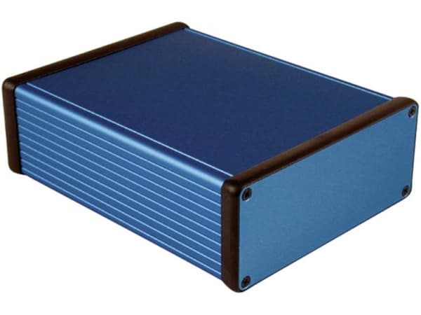 Hammond Electronics 1455Q1601BU Universalkabinetti 160 x 125 x 51,5 Alumiini Blå 1 stk 1 stk