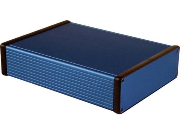 Hammond Electronics 1455T2201BU Universalkabinetti 220 x 165 x 51.5 Alumiini Blå 1 stk 1 stk