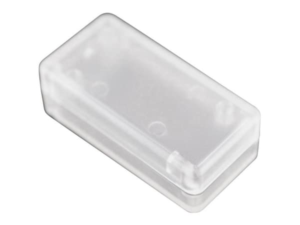 Hammond Electronics 1551bclr 1551bclr Universal Housing 15 X 25 X 50 Abs White Transparent 1 Pcs