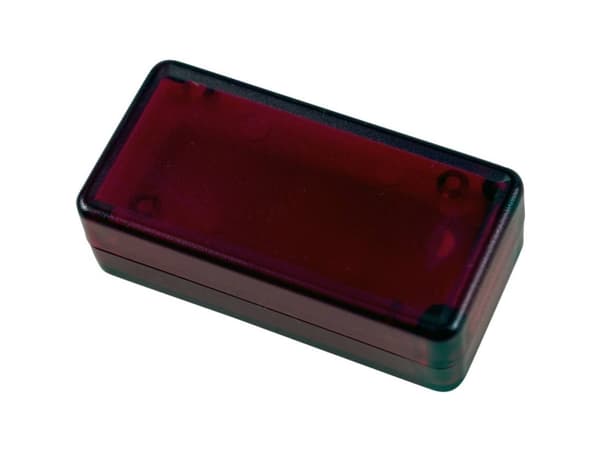 Hammond Electronics 1551BTRD Universalkabinetti 15 x 25 x 50 ABS Rød (läpinäkyvä) 1 kpl 1 kpl