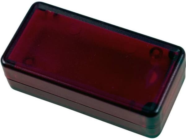 Hammond Electronics 1551BTRD Universalkabinetti 15 x 25 x 50 ABS Rød (läpinäkyvä) 1 kpl 1 kpl