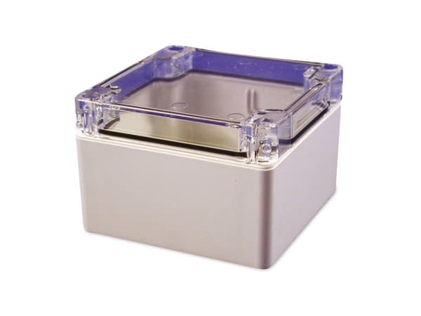 Hammond Electronics 1554E2GYCL Universalkabinetti 90 x 90 x 60 ABS Gråhvid (RAL 7035) 1 stk 1 stk
