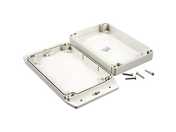 Hammond Electronics 1555CF22GY Universal-kaappi 120 x 66 x 42 ABS vaaleanharmaa 1 kpl Hammond Electronics 1555CF22GY Universal-kaappi 120 x 66 x 42 A