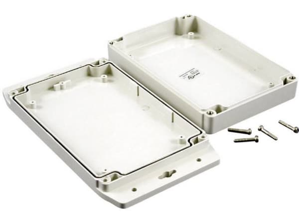 Hammond Electronics 1555CF22GY Universal-kaappi 120 x 66 x 42 ABS vaaleanharmaa 1 kpl Hammond Electronics 1555CF22GY Universal-kaappi 120 x 66 x 42 A