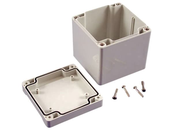 Hammond Electronics 1555EE2GY Universalkabinet 90 x 90 x 90 Polykarbonat Grå 1 stk