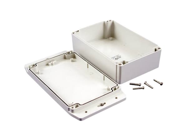Hammond Electronics 1555H2F42GY Universal-kaappi 180 x 120,79 x 62 polykarbonaatti vaaleanharmaa 1 kpl Hammond Electronics 1555H2F42GY Universal-kaap