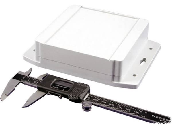Hammond Electronics 1555NF17GY Universal-kaappi 120 x 120 x 37,2 ABS vaaleanharmaa 1 kpl Hammond Electronics 1555NF17GY Universal-kaappi 120 x 120 x