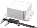 Pikkukuva 1 / 3: Hammond Electronics 1555NF42GY Universal-kaappi 120 x 120 x 62 ABS Vaaleanharmaa 1 kpl