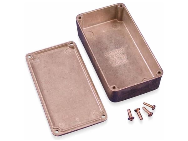 Hammond Electronics 1590B Universal-kaappi 111 x 61 x 31,3 Alumiini Valettu alumiinista 1 kpl