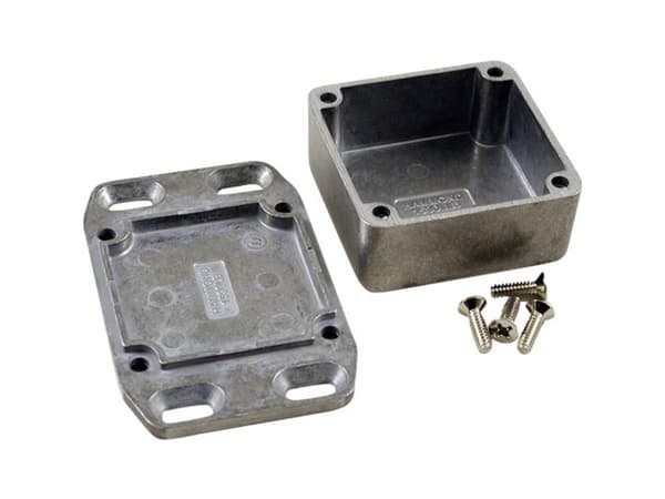 Hammond Electronics 1590LLBFL Yleiskaappi 50 x 50 x 25 Alumiini Luonnollinen 1 kpl