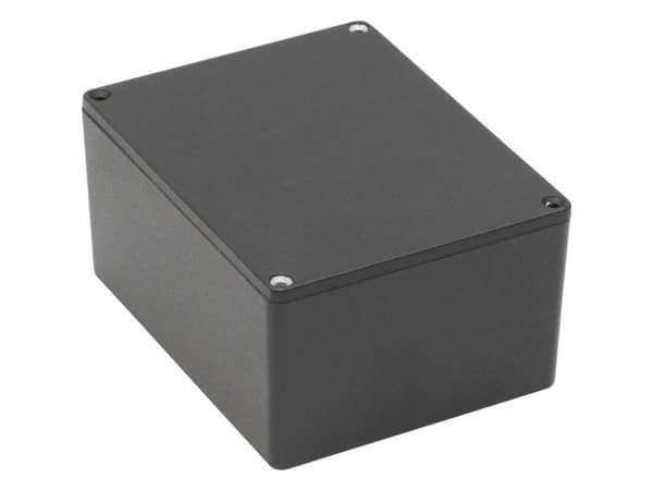 Hammond 1590ppbk Black Diecast Aluminum Enclosure With P.C. Board Mounting Ribs
