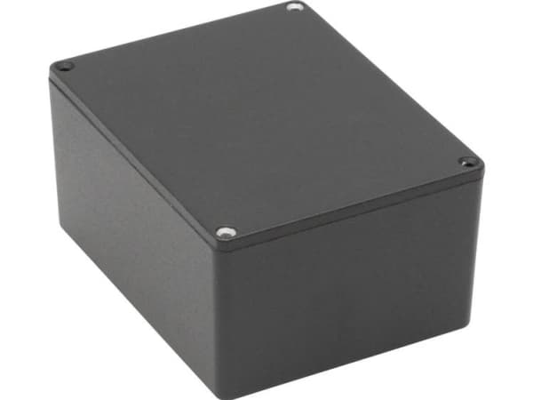 Hammond 1590ppbk Black Diecast Aluminum Enclosure With P.C. Board Mounting Ribs