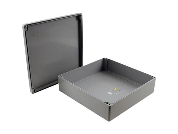Hammond Electronics 1590ZGRP253 Universalkabinetti 405 x 400 x 120 Polyesteri Grå 1 stk