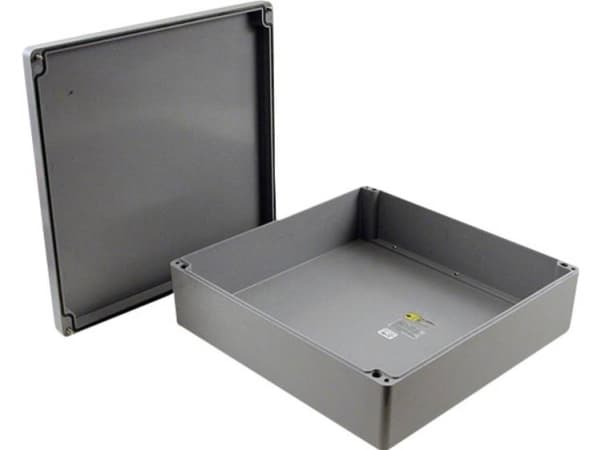 Hammond Electronics 1590ZGRP253 Universalkabinetti 405 x 400 x 120 Polyesteri Grå 1 stk
