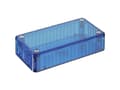 Pikkukuva 2 / 2: Hammond Elektroniikka Läpinäkyvä polykarbonkabinetti 1591 DTBU (L x B x K) 150 x 80 x 50 mm Blå