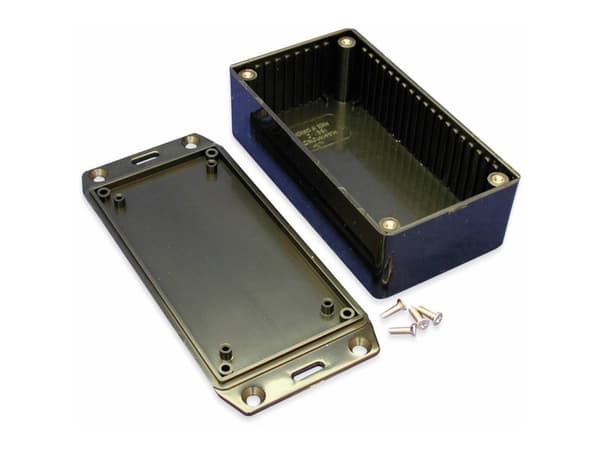 Hammond Electronics 1591CFLBK Euro-kabinet 120 x 65 x 40 ABS Sort 1 stk
