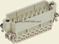 Pikkukuva 5 / 5: HARTING HAN A -liitin, insert-tyyppi 16Aruuviliitin max 2,5mm2, 16A16napainen