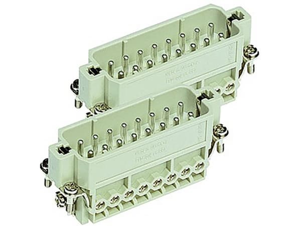 Harting 09 20 016 2613 Han® A 16 + PE-ruuvit 10 kpl