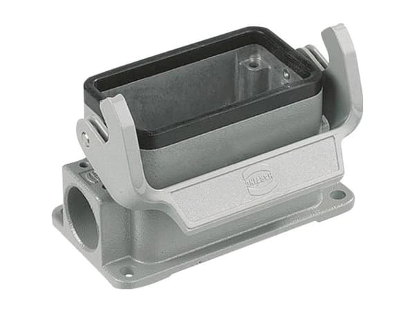Heavy Duty Power Connectors Surface Mounting Hsg Han 10b 1 Side Entry