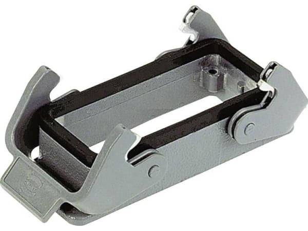 HARTING HAN B-kontakt Chassihus typ 16Bmetal,ytmontering med låsfäste