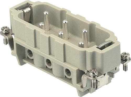 HARTING Han® 6 + jord HSB-insats typ 16Bhosen kontaktskruvterminal max 6mm2, 35A6pol