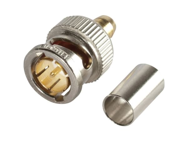 Hicon BNC1.2/5.0HD BNC-liitin Liitin, suora 75 Ω 1 kpl