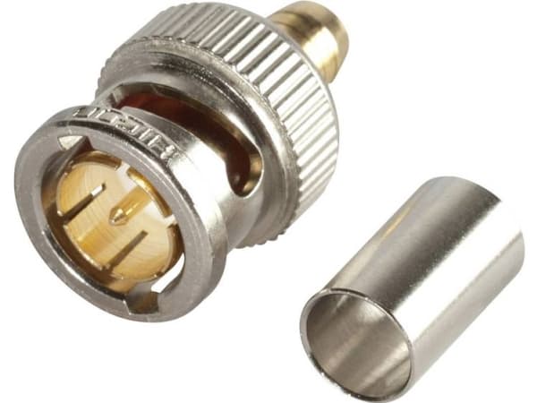 Hicon BNC1.2/5.0HD BNC-liitin Liitin, suora 75 Ω 1 kpl