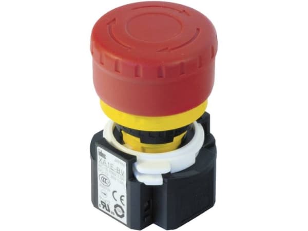 Idec XA1E-BV302R Nödstoppsknapp med självövervakning 250 V/AC 3 A 2 x brytkontakt 1 st