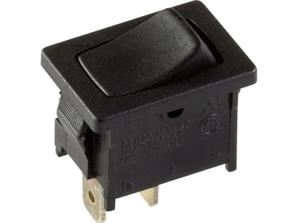 interBär 3633-006.22 Vippekontakter 3633-006.22 250 V/AC 6 A 1 x Off/(On) Tastende 1 stk