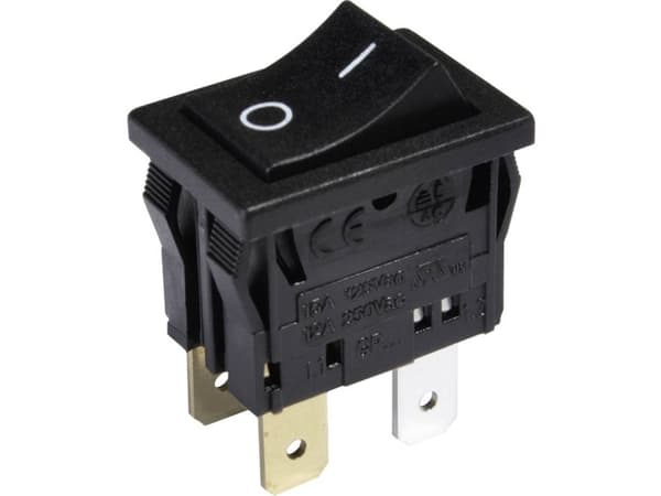 interBär 3634-201.22 Vippekontakt 3634-201.22 250 V/AC 10 A 1 x Off/On Klikkende 1 stk