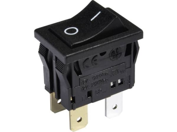 interBär 3634-201.22 Vippekontakt 3634-201.22 250 V/AC 10 A 1 x Off/On Klikkende 1 stk