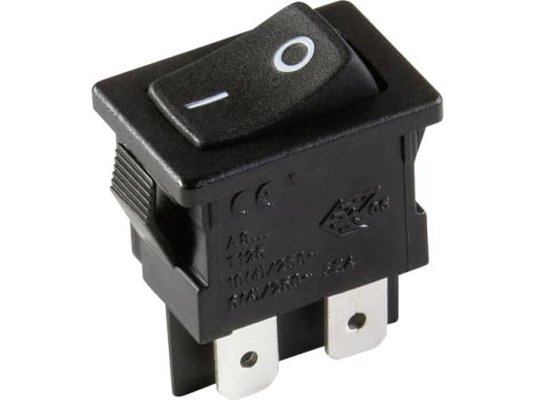 interBär 3634-201.22 Vippekontakt 3634-201.22 250 V/AC 10 A 1 x Off/On Klikkende 1 stk