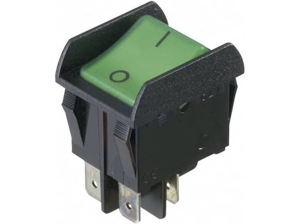 interBär 3652-851.22 Vippekontakt 3652-851.22 250 V/AC 16 A 2 x Off/On Klikkende 1 stk
