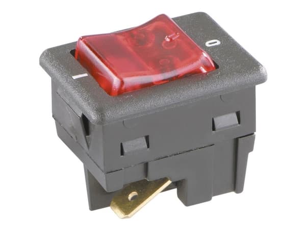 interBär 8005-002.01 Vippekontakt 8005-002.01 250 V/AC 16 A 2 x Off/On Klikkende 1 stk