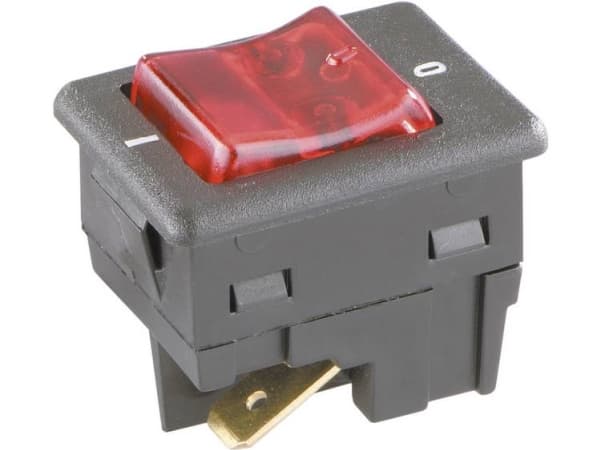 interBär 8005-002.01 Vippekontakt 8005-002.01 250 V/AC 16 A 2 x Off/On Klikkende 1 stk