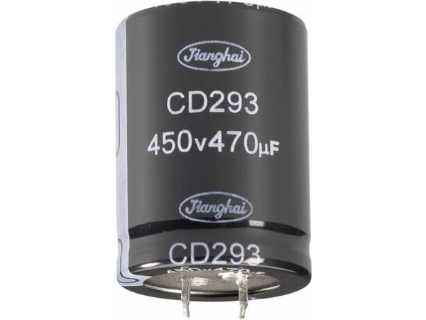 Jianghai ECS1JBZ332MT6P22535 Elektrolyyttikondensaattori SnapIn 10 mm 3300 µF 63 V 20 % (Ø x H) 25 mm x 35 mm 1 kpl