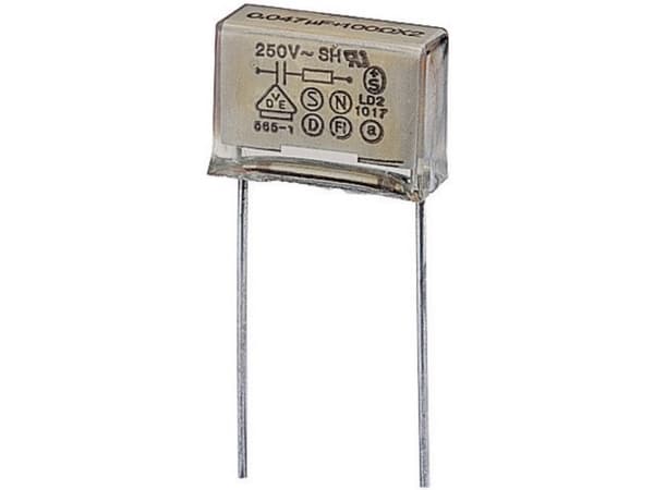 Kemet PMR209MB5470M100R30 Støjfjernerkondensator PMR med radial tråd 0.047 µF 250 V/AC, 630 V/DC 20 % 1 stk