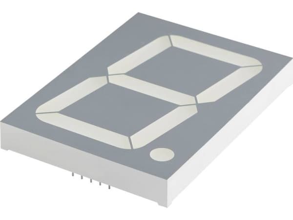 Kingbright 7-segmentsvisning Rød 100 mm 7.6 V, 4 V Ciffertal: 1 SA 40-19 EWA