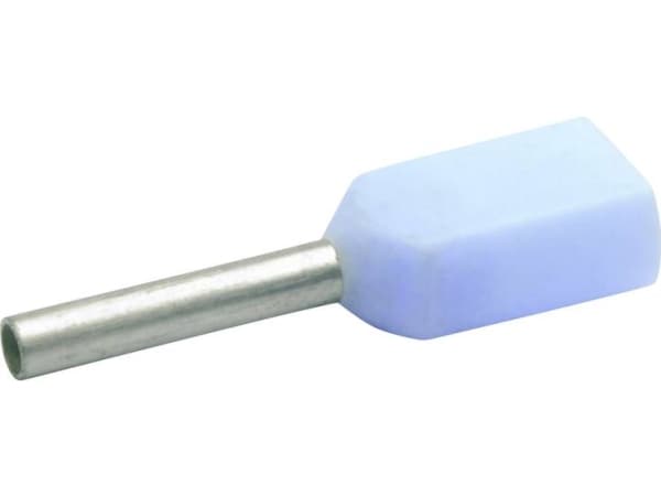 Klauke 8688 Kaksoiskaapelikengät 0,34 mm² x 8 mm Osittain eristetty turkoosi 1000 kpl