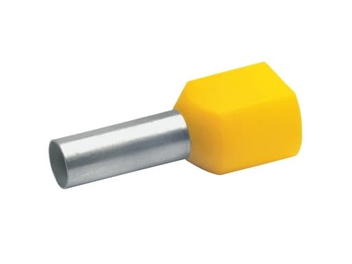 Klauke 87514, Keltainen, Uros, Suora, Kupari, Polypropeeni (PP), Peltipurkki, DIN EN 60228 Cl. 5 / 6