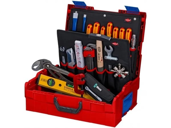 KNIPEX L-BOXX Plumbing - Verktøyssett - 52 deler - inn boks