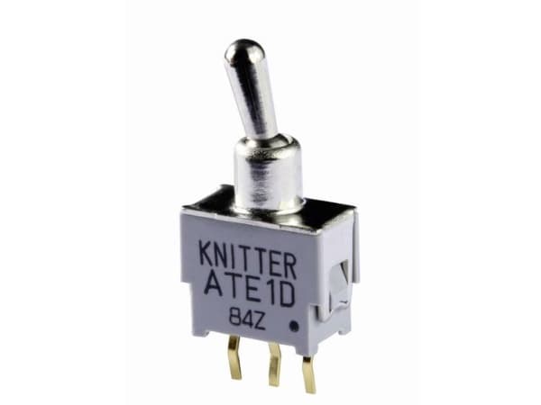 Knitter-Switch ATE 2G Vippbrytare 48 V DC/AC 0,05 A 2 x (On)/Off/(On) Touching/0/Touching 1 st