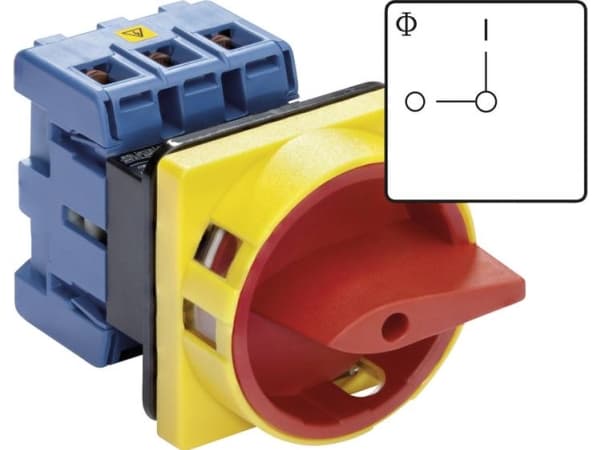 Kraus &amp; Naimer KG64B T203/01 E Kuorman katkaisukytkin lukittava 63 A 1 x 90 ° Punainen, keltainen 1 kpl 1 kpl